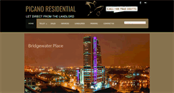 Desktop Screenshot of picanoresidential.co.uk